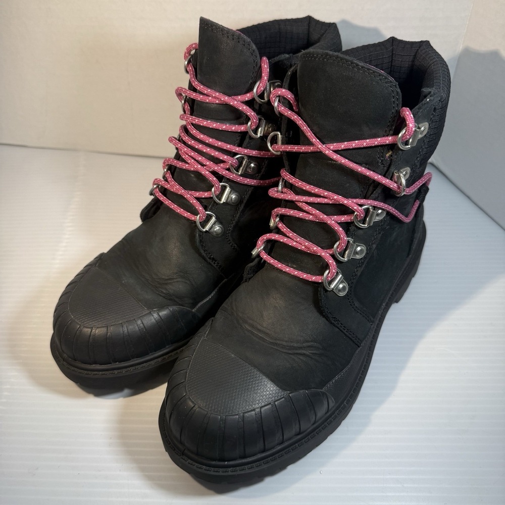 Timberland Outdoors HERITAGE LITE 6IN Boots Waterproof Black Women Sz 6.5 EUC - Picture 4 of 13